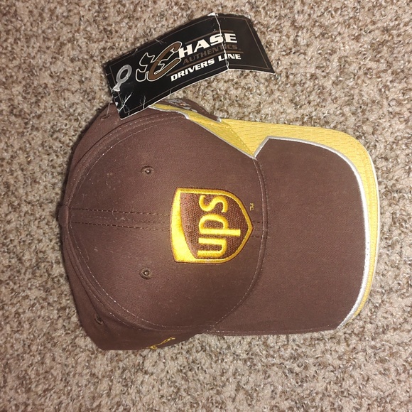 Vintage Nascar Dale Jarrett #88 UPS Racing Hat BNWT One Size Brown - Picture 2 of 13